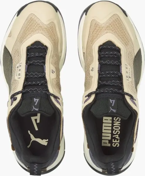 Кроссовки для хайкинга женские Puma EXPLORE NITRO GORE-TEX бежево-черно-фиолетовые 378024-02