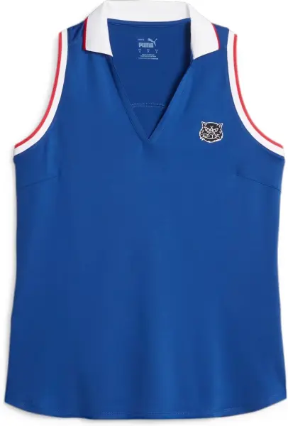 Майка жіноча Puma HOOPS X GOLF RACERBACK POLO синьо-біло-червона 622902-01
