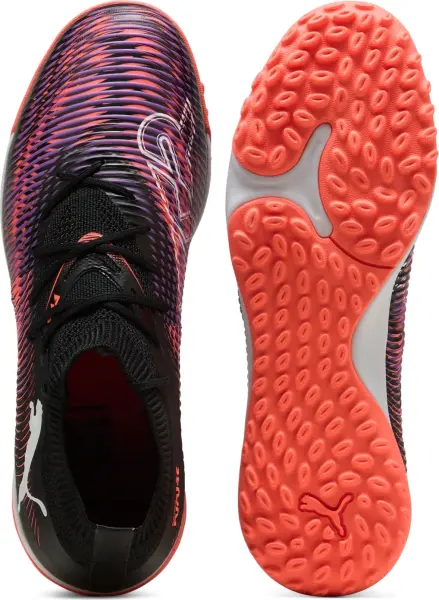 Сороконіжки (шиповки) Puma FUTURE 8 MATCH TT фіолетово-коралово-чорні 108370-01
