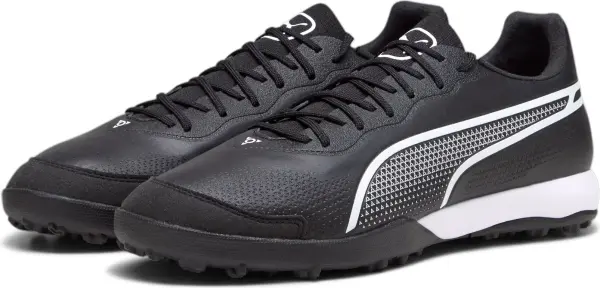 Сороконіжки (шиповки) Puma KING PRO TT чорно-білі 107255-01
