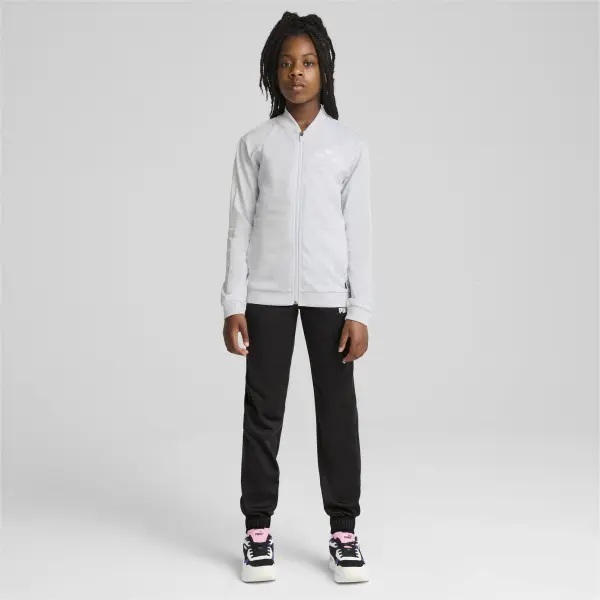 Спортивний костюм підлітковий Puma BASEBALL TRICOT світло-сіро-чорний 680506-42