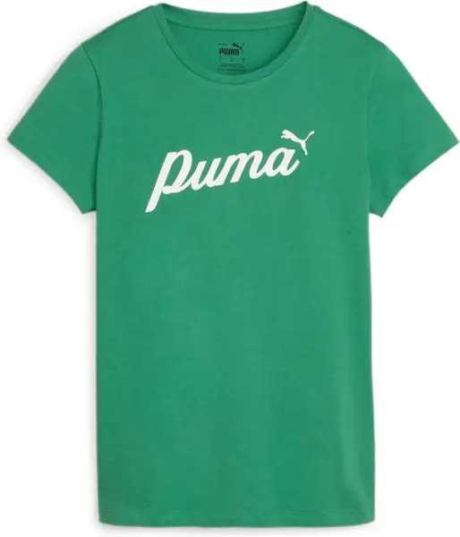 Футболка жіноча Puma ESSENTIALS+ SCRIPT зелена 679315-86
