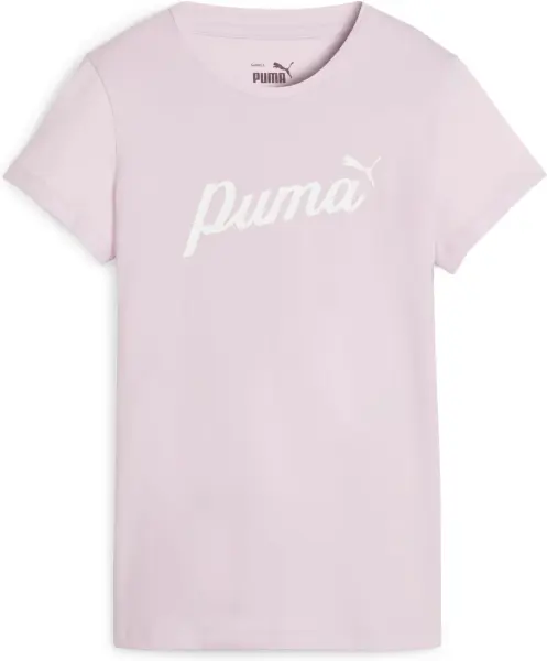Футболка женская Puma ESSENTIALS+ SCRIPT сиреневая 679315-60