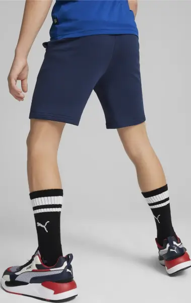 Шорти підліткові Puma ESSENTIALS+ TWO-TONE темно-синьо-сині 586989-14