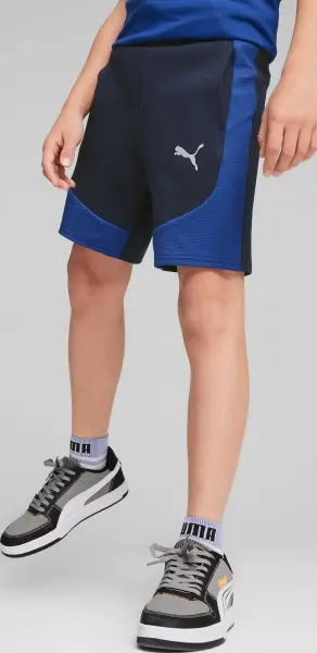 Шорти підліткові Puma EVOSTRIPE 8" темно-синьо-сині 679197-14
