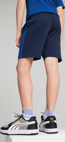 Шорти підліткові Puma EVOSTRIPE 8" темно-синьо-сині 679197-14