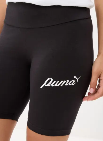 Шорти-тайтси жіночі Puma ESSENTIALS+ 7" SCRIPT чорні 679678-01