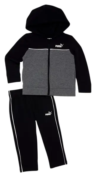 Спортивний костюм дитячий Puma чорно-сірий 859070-01