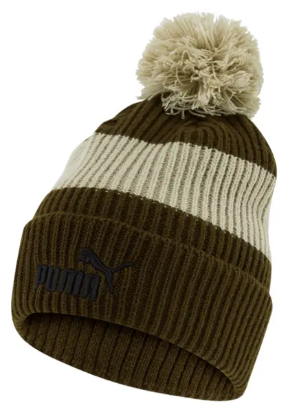 Шапка Puma оливково-бежевая 858967-02
