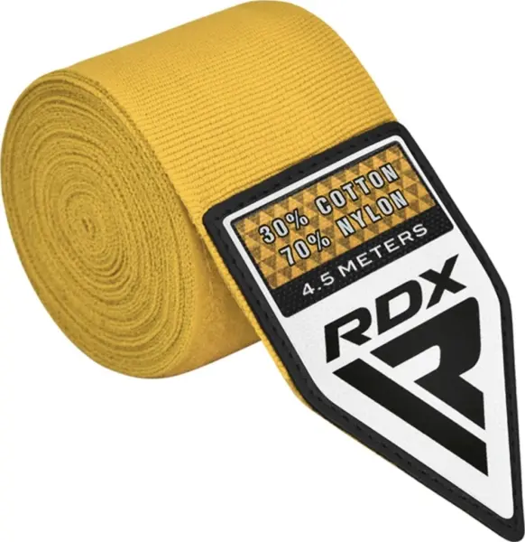 Бинти боксерські RDX HAND WRAPS жовті (4.5 м) HWX-RY+