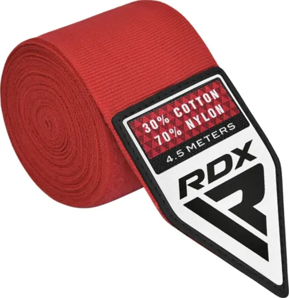 Бинти боксерські RDX HAND WRAPS червоні (4.5 м) HWX-RR+
