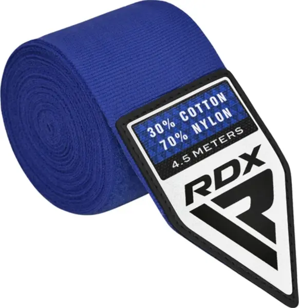 Бинти боксерські RDX HAND WRAPS сині (4.5 м) HWX-RU+