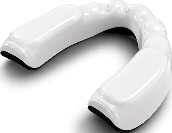 Капа RDX MOUTH GUARD ADULT біло-чорна GGS-3GWA