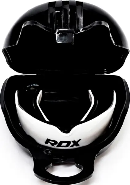 Капа RDX MOUTH GUARD ADULT біло-чорна GGS-3GWA