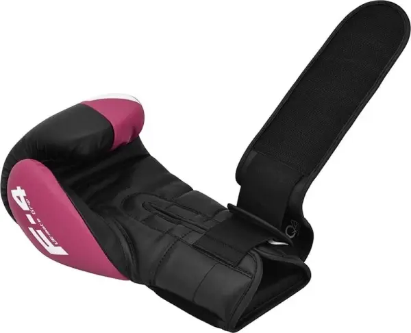 Рукавички боксерські RDX BOXING GLOVES REX F4 рожево-чорні BGR-F4P