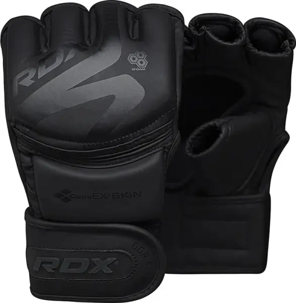 Рукавички MMA RDX GRAPPLING GLOVES F15 чорні GGR-F15MB