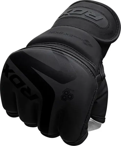 Рукавички MMA RDX GRAPPLING GLOVES F15 чорні GGR-F15MB