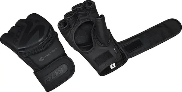 Рукавички MMA RDX GRAPPLING GLOVES F15 чорні GGR-F15MB