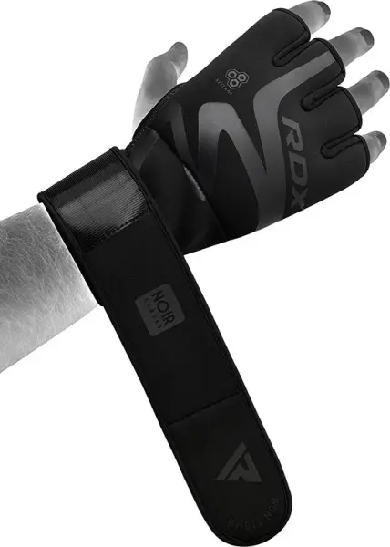 Рукавички MMA RDX GRAPPLING GLOVES NEOPRENE T15 чорні GGN-T15MB