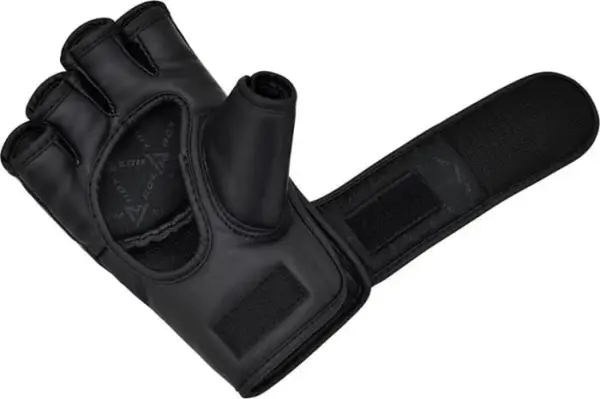 Рукавички MMA RDX GRAPPLING GLOVES NEW MODEL чорно-білі GGR-F12B