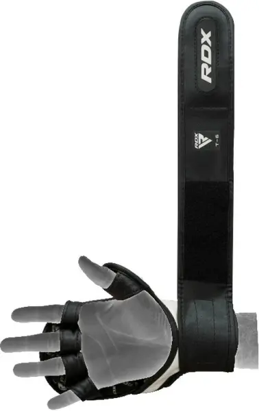 Перчатки для MMA RDX GRAPPLING GLOVES REX T6 PLUS сине-черно-белые GGR-T6U