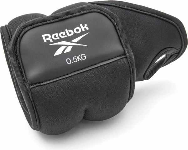 Утяжелители для запястья Reebok WRIST WEIGHTS черно-красные (2 х 0,5 кг) RAWT-11210