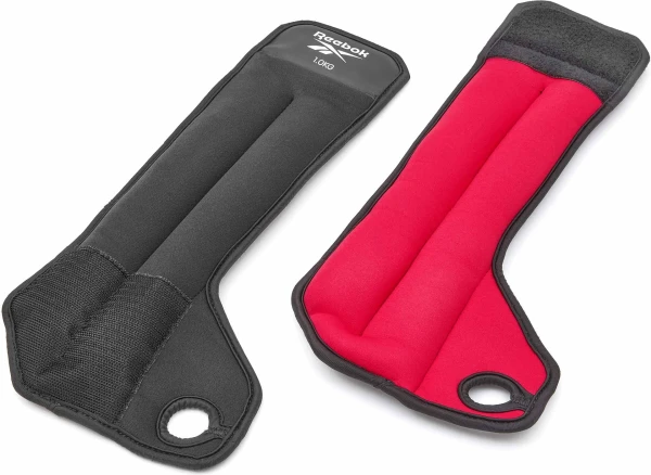Обтяжувачі для зап'ястя Reebok WRIST WEIGHTS чорно-червоні (2 х 1,0 кг) RAWT-11211