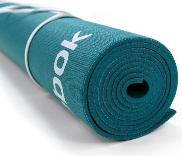 Килимок для йоги двосторонній Reebok DOUBLE SIDED 4MM YOGA MAT синьо-білий RAYG-11030GN