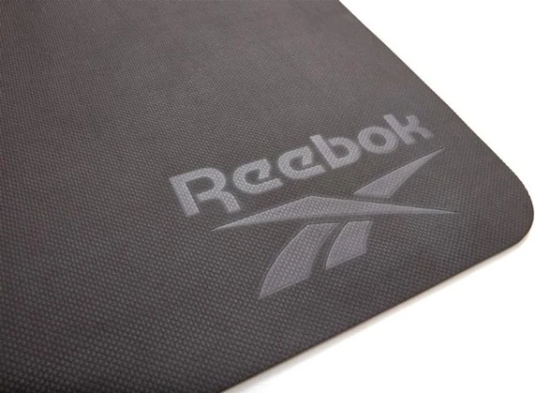 Килимок для йоги двосторонній Reebok DOUBLE SIDED YOGA MAT сіро-чорний RAYG-11042BKGR