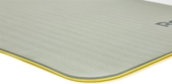 Килимок для йоги двосторонній Reebok DOUBLE SIDED YOGA MAT жовто-сірий RAYG-11042GR