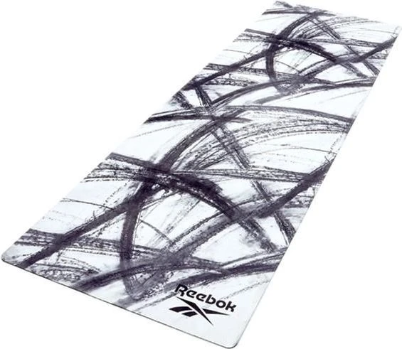 Килимок для йоги Reebok NATURAL RUBBER YOGA MAT біло-сірий RAYG-11080OM