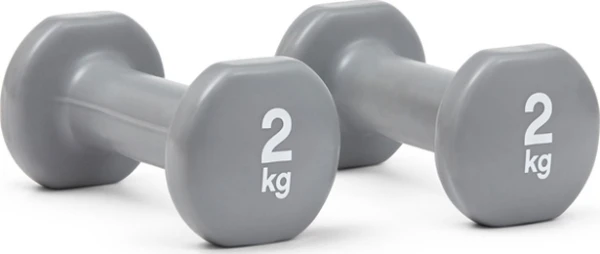 Гантелі Reebok DUMBBELLS сірі (2 х 2,0 кг) RAWT-16152