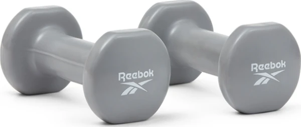 Гантелі Reebok DUMBBELLS сірі (2 х 2,0 кг) RAWT-16152