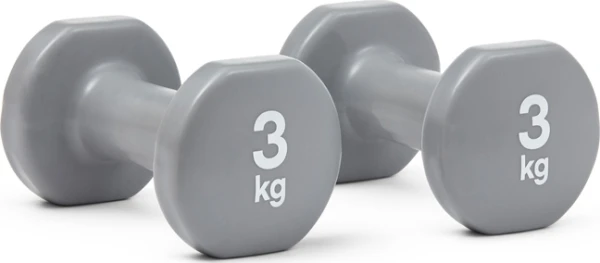 Гантели Reebok DUMBBELLS серые (2 х 3,0 кг) RAWT-16153