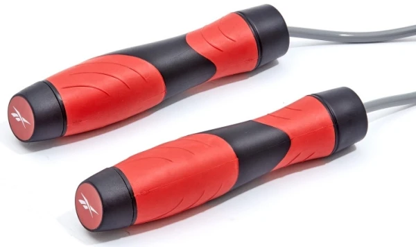 Скакалка Reebok PREMIUM SKIPPING ROPE червоно-чорна RARP-12021