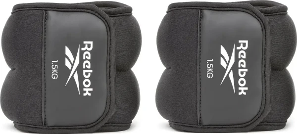 Обтяжувачі для щиколотки Reebok ANKLE WEIGHTS чорно-червоні (2 х 1,5 кг) RAWT-11222