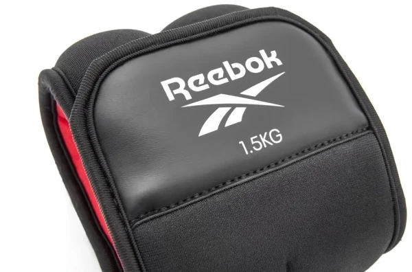 Обтяжувачі для щиколотки Reebok ANKLE WEIGHTS чорно-червоні (2 х 1,5 кг) RAWT-11222