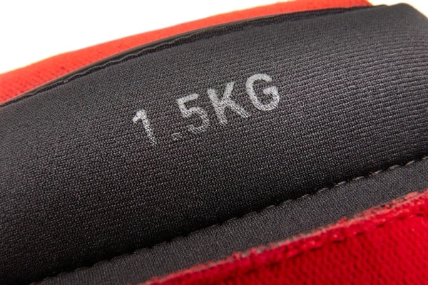 Утяжелители для лодыжки Reebok FLEXLOCK ANKLE WEIGHTS черно-красные (2 х 1,5 кг) RAWT-11272