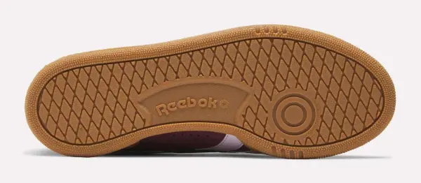 Кроссовки женские Reebok CLUB C GROUNDS UK бордово-белые 100229523