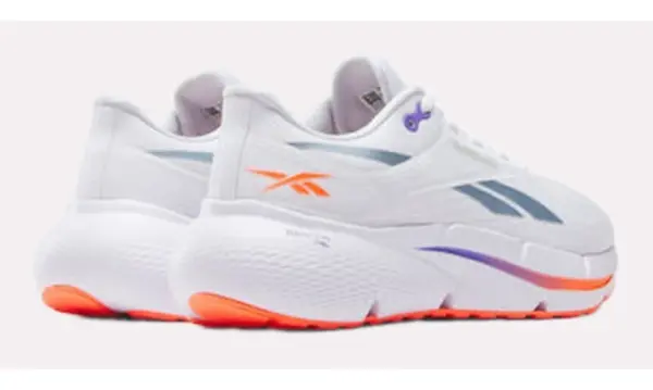 Кроссовки для бега женские Reebok ZIGNITION бело-оранжевые 100239322