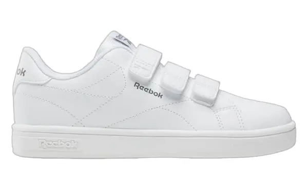 Кроссовки детские Reebok COURT CLEAN HOOK & LOOP бело-серые 100233074