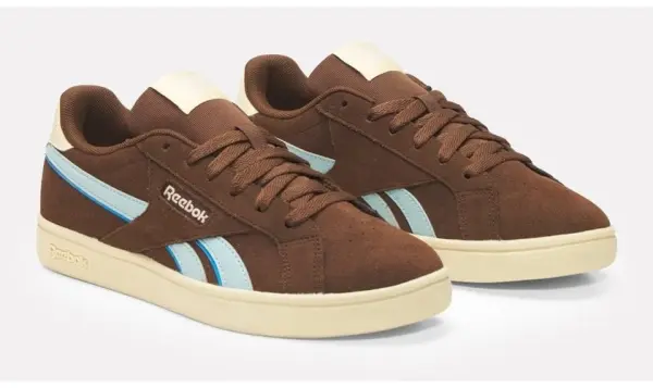 Кросівки жіночі Reebok COURT RETRO коричнево-блакитні 100244777