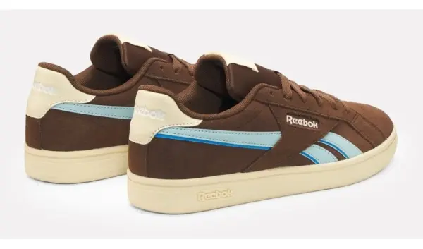 Кросівки жіночі Reebok COURT RETRO коричнево-блакитні 100244777