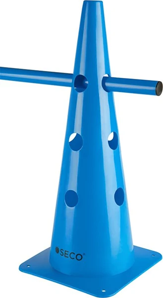 Тренировочный конус с отверстиями SECO 48 см синий 18011405