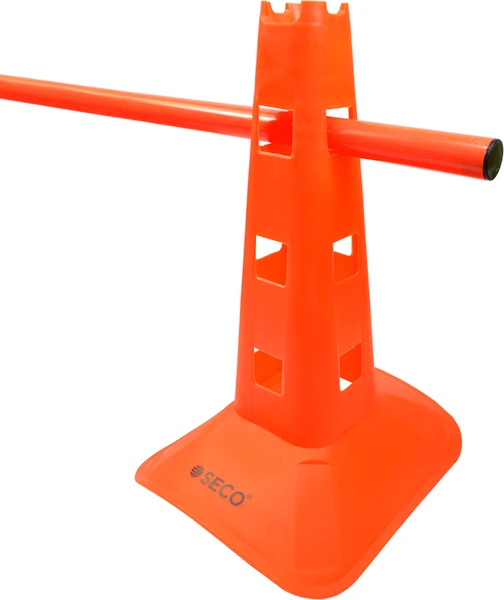 Тренировочный конус с отверстиями SECO 38 см оранжевый 19011505