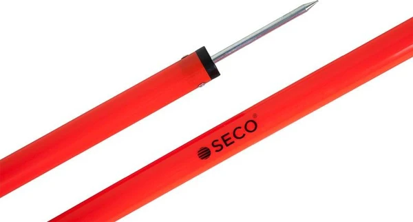 Набор тренировочных слаломных шестов SECO красных со штырем 1.7 м с сумкой 18100200