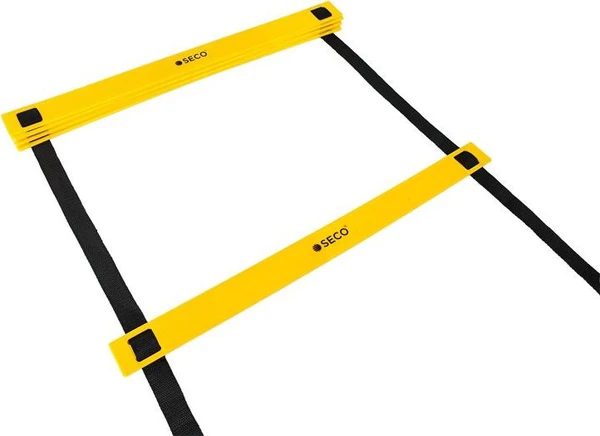Тренировочная лестница координационная для бега SECO 8 ступеней 4 м желтая 18020104