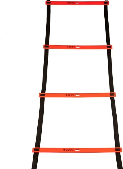 Тренировочная лестница координационная для бега SECO 12 ступеней 6 м оранжевая 18020506
