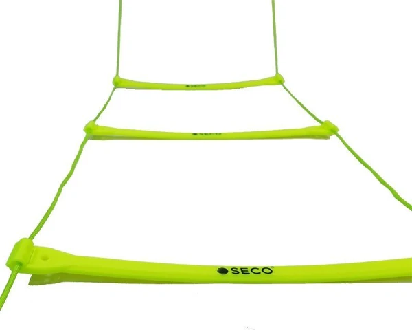 Тренировочная лестница координационная для бега SECO 11 ступеней желтая 20020106