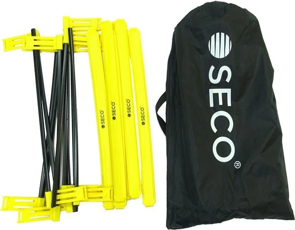 Тренировочная лестница координационная для бега SECO 6 ступеней желтая 20020203
